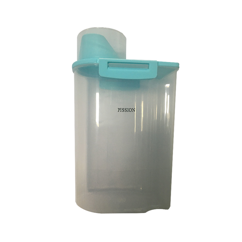 PISSION Pet Food Storage Container with Graduated Cup and Seal Buckles Food Dispenser for Dogs Cats