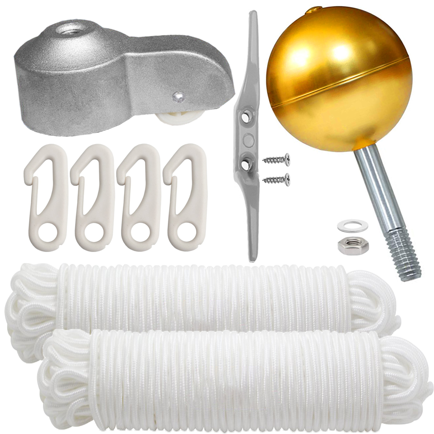 PISSION Flagpole Hardware Repair Kits - 3a